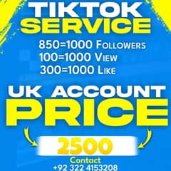 tik Tok service and YouTube service