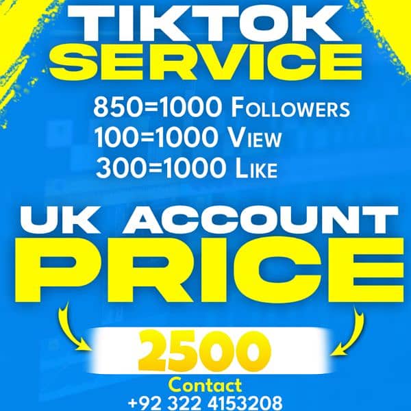 tik Tok service and YouTube service 0