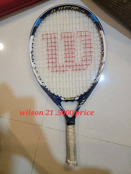 tennis rackets, Wilson, head ,power force,slazenger,dunlop 6