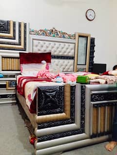 king Size Bed +Side Tables+ Dressing Table (Deco decoPaint) 0