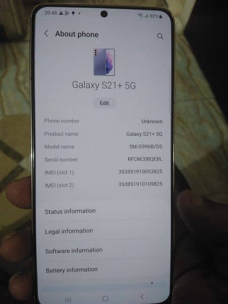 Samsung S 21 plus for sale 5