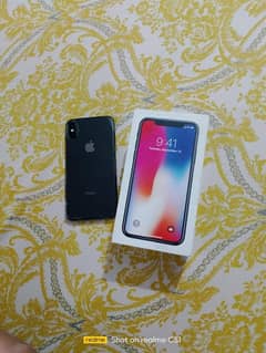 IPHONE X 256GB PTA OFFICIAL APPROVED 0