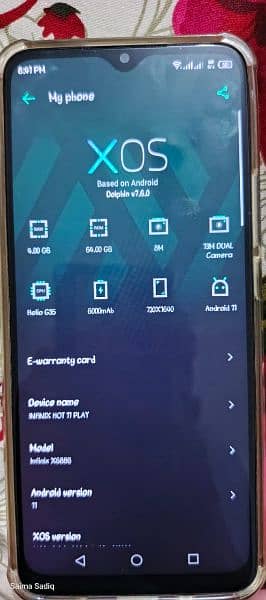 Infinix hot 11 play 4/64 1