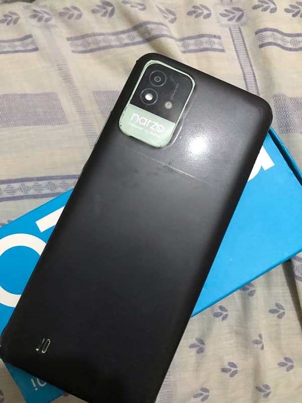 Realme Nova 50i 4/64 pta proved box charger compelete saman 1