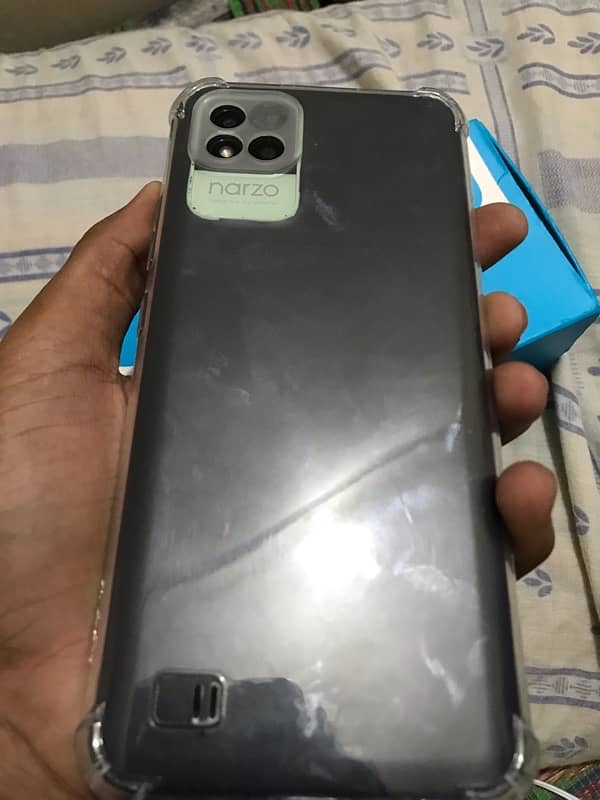 Realme Nova 50i 4/64 pta proved box charger compelete saman 2