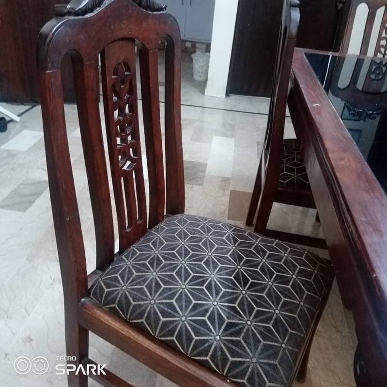 6 Seater Dining Table | Pure Wood | Karachi 3