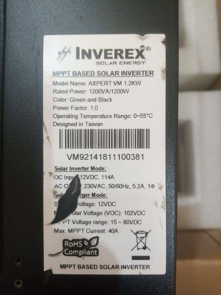 inverex 1.2 kV solar inverter for sale. 3