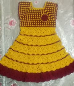 Handmade crochet frocks for kids/women_Unique and Stylish