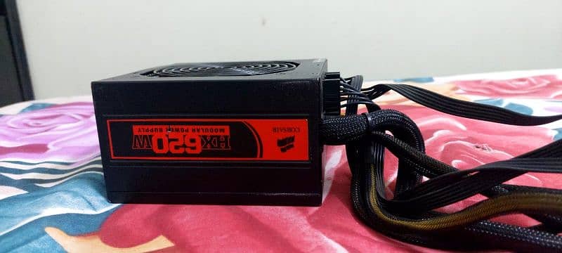 Corsair Hx 620 w semi modular Gaming power supply 9