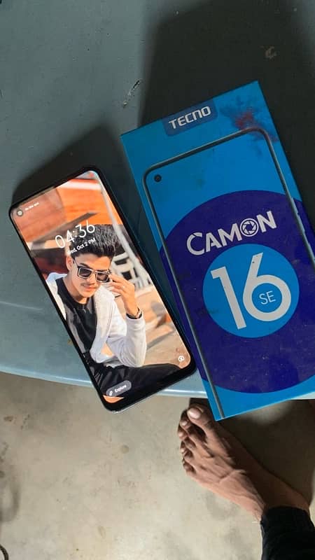 tacno camon 16se 6/128GB 10/8 with box 5000mh battery 2