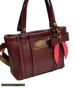 Women's Rexine Plain Hand bag