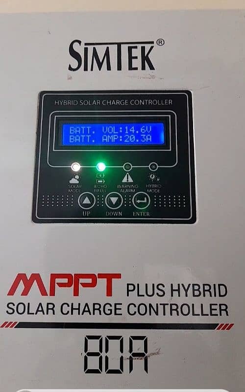 Simtek 80Ampere Mppt Charge Controller (hybrid) 3