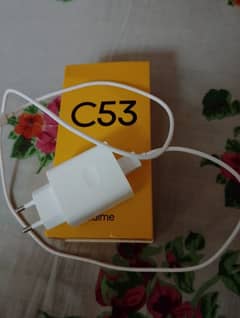 Realmi C53 brand new charger(33wat)and box also available in cheap pr.