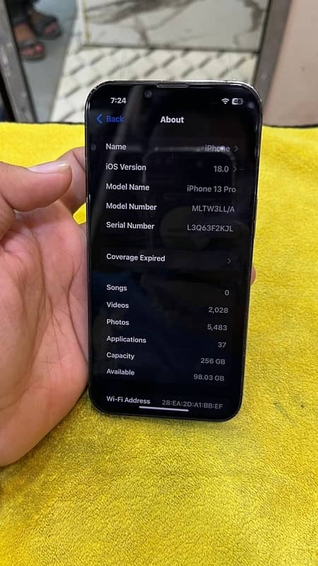 Iphone 13pro 256Gb 5