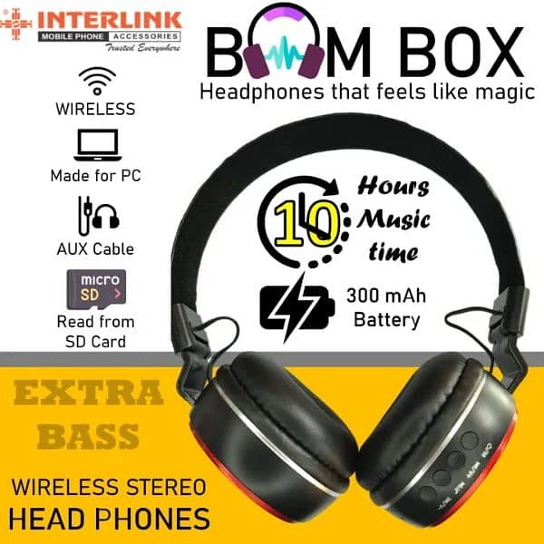 Brand: Interlink Headphones wireless new condition 45% discount 4