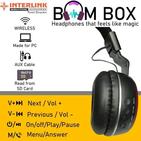 Brand: Interlink Headphones wireless new condition 45% discount 5