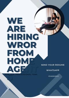 Work from Home + WhatsApp 0348-0828123