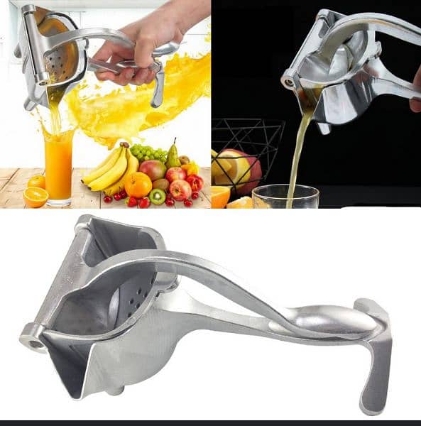 Manual Hand Pressure Fruit juicer Stainless Big size 1