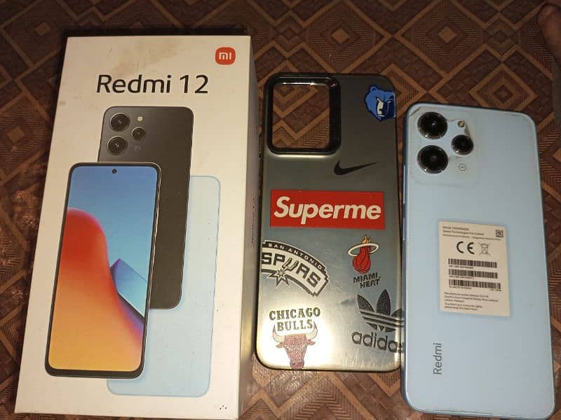 redmi 12 8+8 128 gb storage  mobile number 03234175900 3