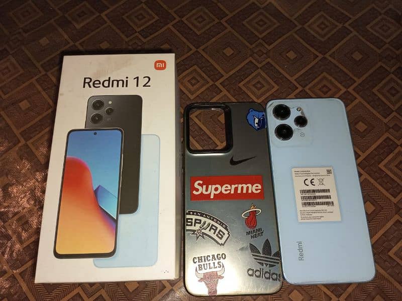 redmi 12 8+8 128 gb storage  mobile number 03234175900 5