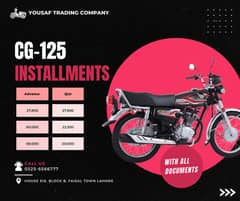 Honda CG 125 2025 on Easy Installments