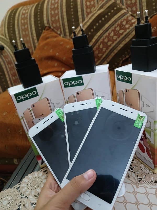 OPPO A57 WITH BOX AND CHARGER. PTA LIFETIME. 4/64.10/10 NEW condition 5