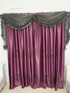 2 Curtains for sale size 7x7 each excellent quality and condition