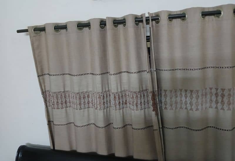 Curtains Pair very less used 1