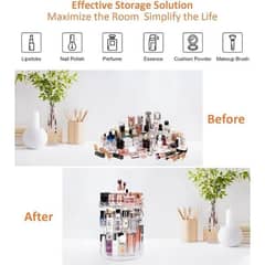 Rotateable Makeup Organizers