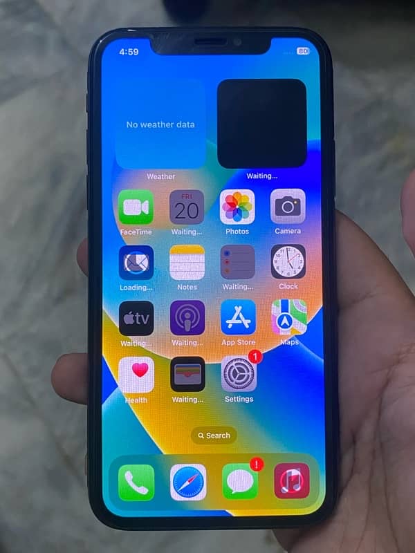 IPHONE X 256 GB PTA APPROVED 1