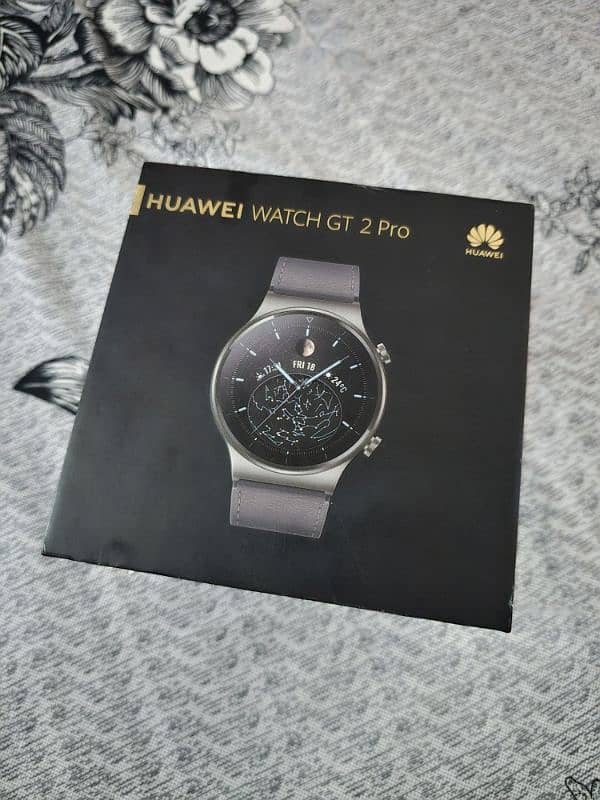 HUAWEI SMARTWATCH GT2 PRO BRAND NEW WITH 4-FREE STRAPS[WORTH Rs. 8000] 0