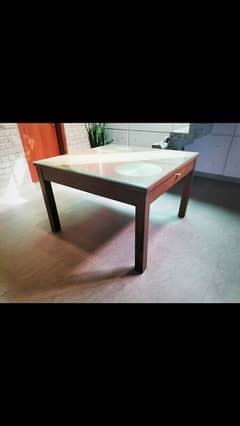 Dining table with 4 chairs available for sale