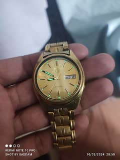 Seiko 5 Gold fully automatic