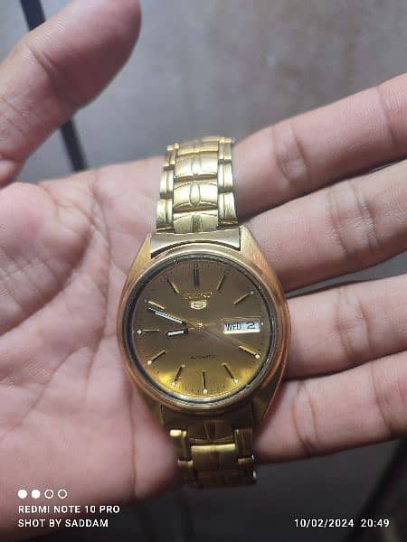 Seiko 5 Gold fully automatic 3