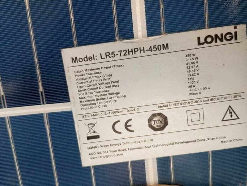 Used Solar Panel Only- 5.4 kW Bifacial 12 450 watt Panels 2