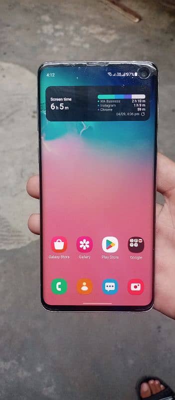 Samsung galaxy S10 (prism blue) 3