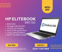 HP EliteBook 840 G3 Laptop Business-Class Performance