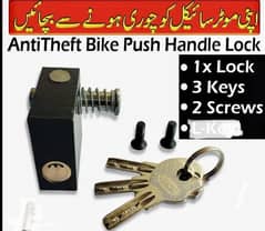 Push Handle Lock Safety Bike*