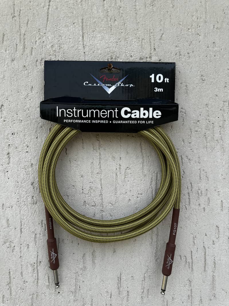 Fender FG10 Performance Series Guitar Instrument Cable 0