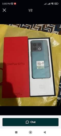 OnePlus 10 Pro Complete Box Pack Condition Hai