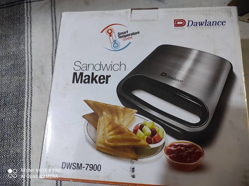 New Dawlance Sandwich maker DWSM-7900 for sale 0