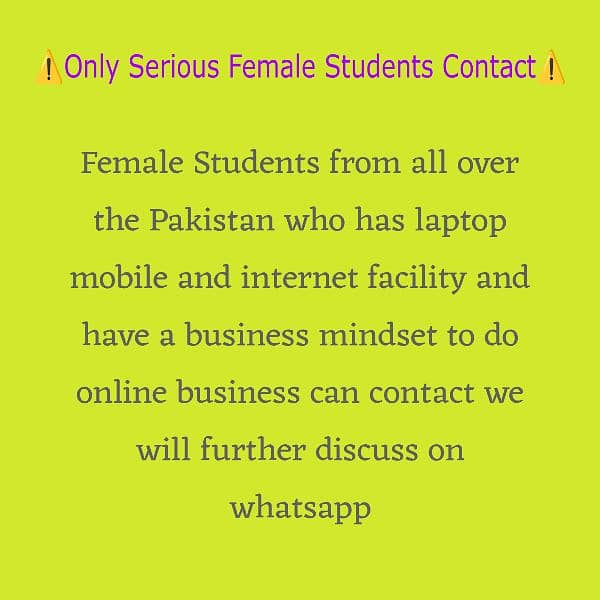 Serious Female Candidates Contact Read Add Online Busines 0