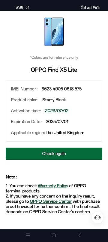 Oppo Find X5 lite 5g 8