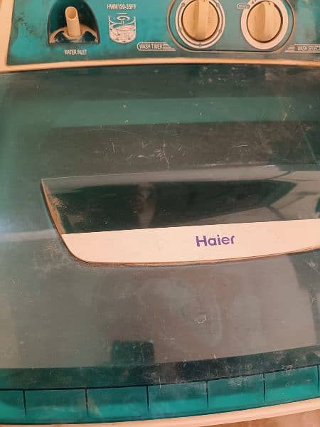 Haier washing machine 2