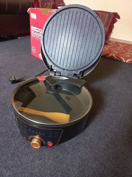 Air Fryer, Electric Baking Pan, Double Sided Heating Electric Pan 6