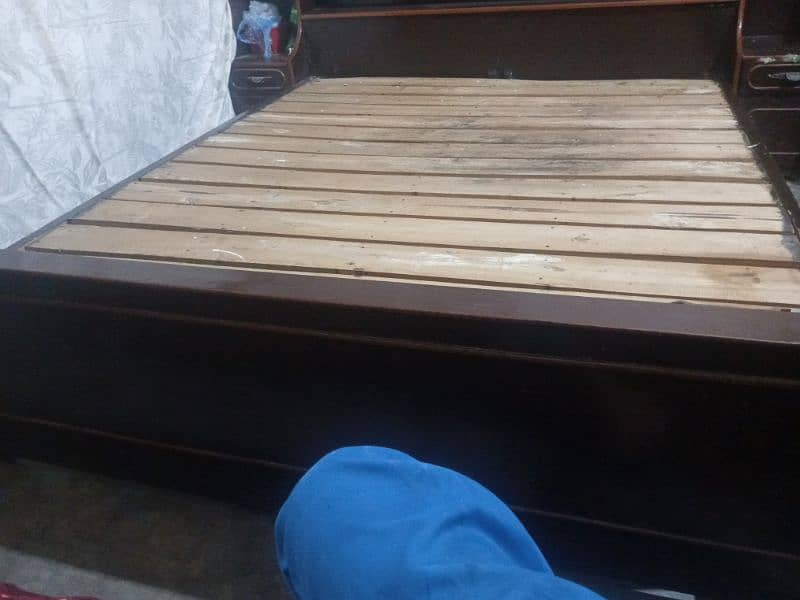 king size Bed with meters pure wooden ka ha 4