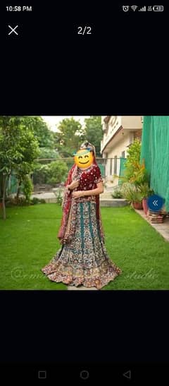 bridal dress/ barat lehnga/ wedding dress