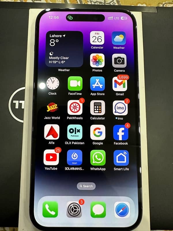 iphone 14 pro max 256gb pta approved (lla) 7