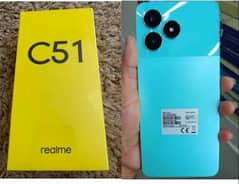 Mobile realme c51 available for sale 10 month warranty