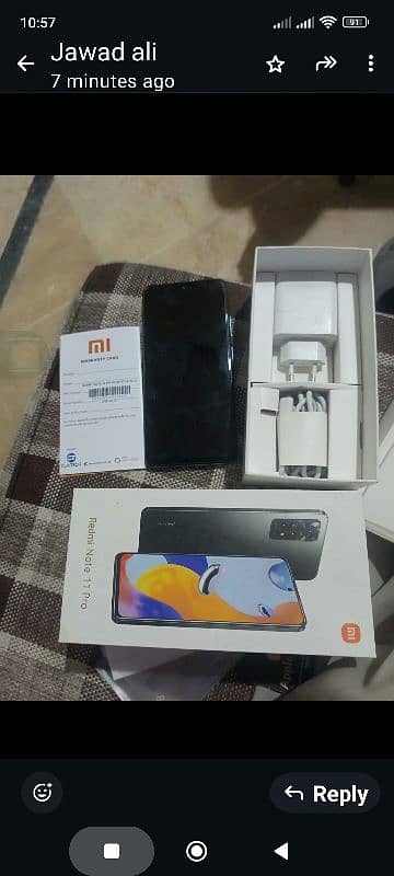 just like a new mobile Redmi note 11 pro 16/128 gb 11